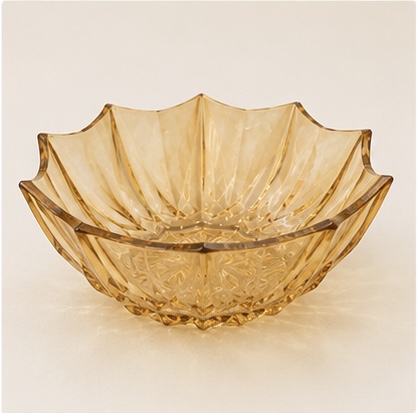 Amber Glass Serving Set - Image 3