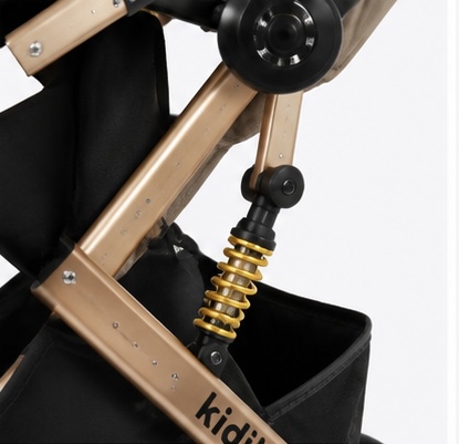 Kidilo B2 Khaki Baby Stroller - Image 4