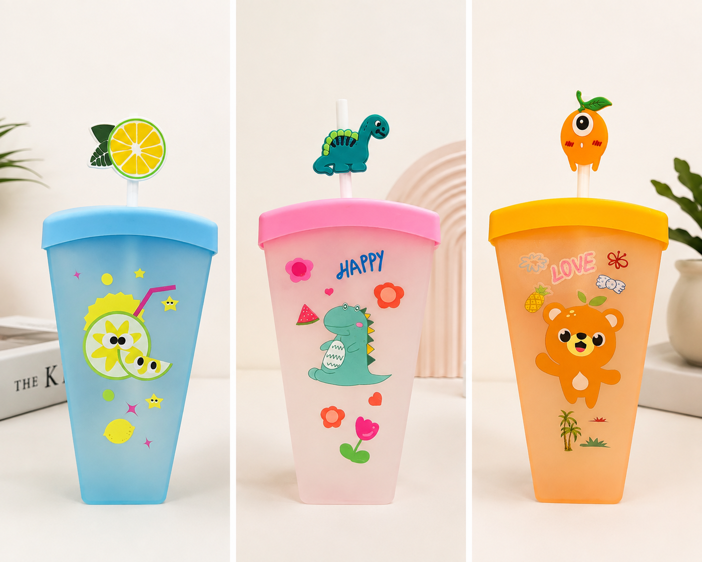 Cartoon Kids Drinking Cup
