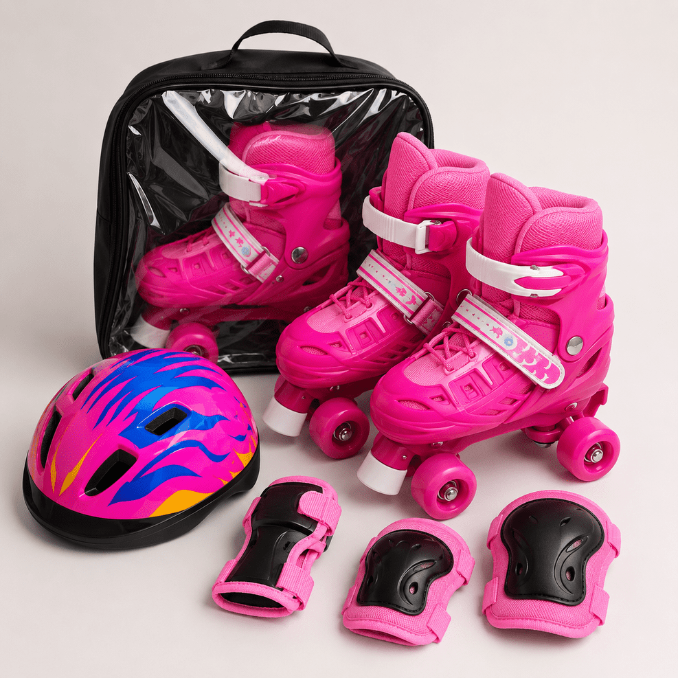 Kids Roller Skates Set