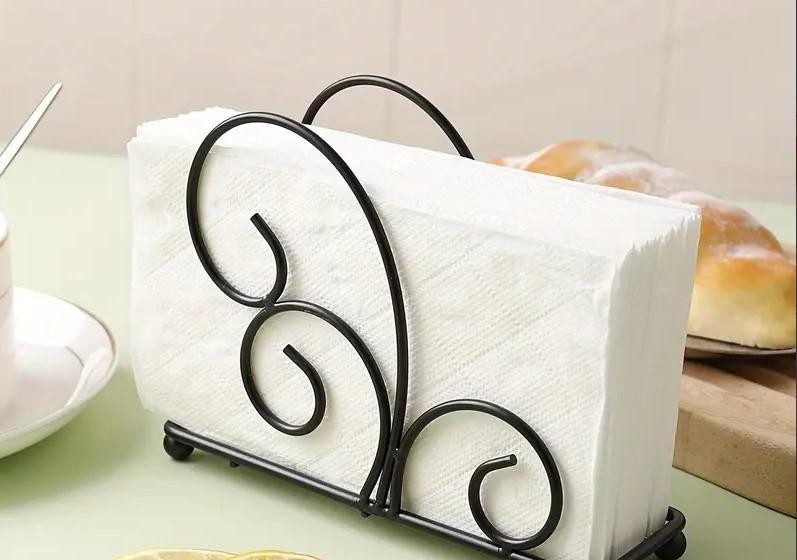 Golden Swirl Tissue Holder for Home Decor - Image 6